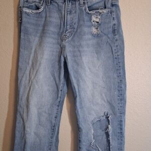 Distressed Light Blue Size 27 Womens Vermet Jeans 260580